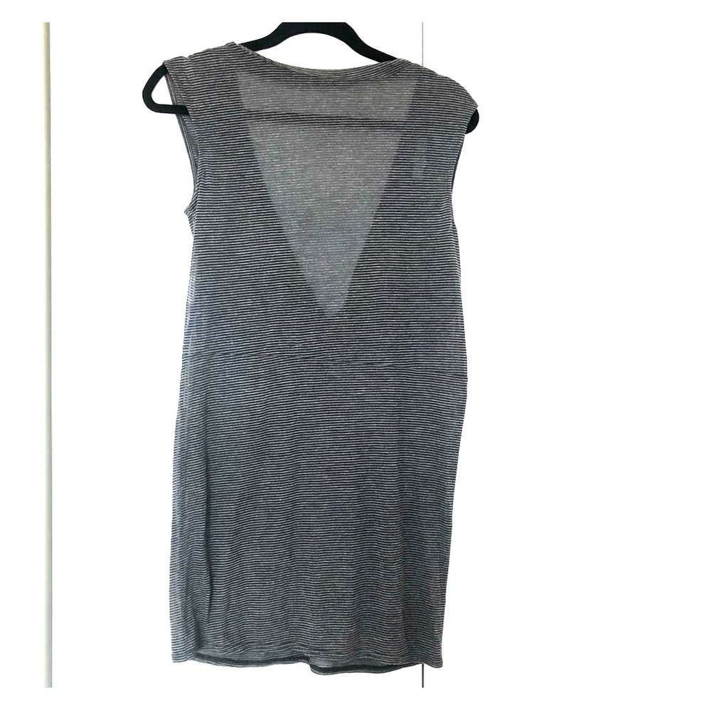 Geren Ford sheer mini dress with low-V back